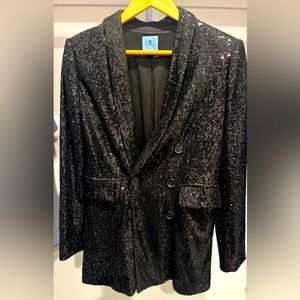 CeCe Sequin Blazer Dress